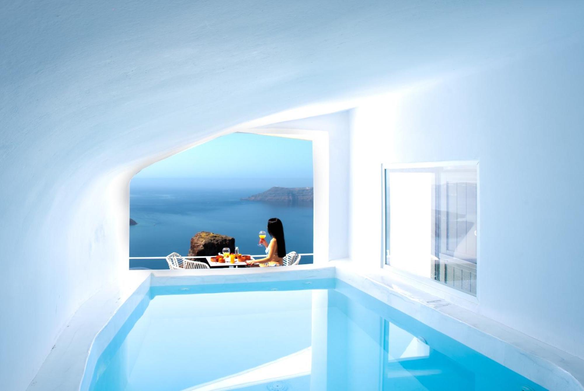 Heavens Edge Hotell Imerovígli Eksteriør bilde